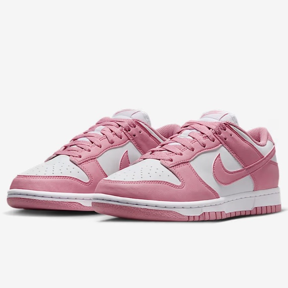 Nike Shoes - Nike Pink and White Dunk Low Next Nature